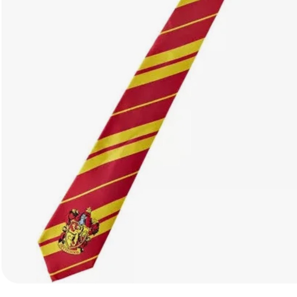 Harry Potter Gryffindor Tie Classic Stripe Necktie NWOT - Picture 7 of 8
